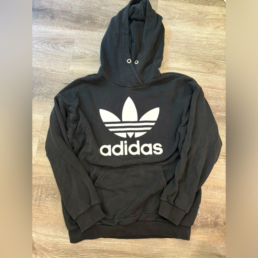 Adidas Trefoil hoodie women’s small black